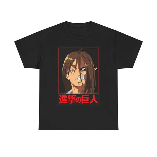 AOT Anime T-Shirt Attack On Titan Manga Tee Comic Character Shirt Eren Jaeger Graphic Tee Unisex #Heavy Cotton Tee_1 Sweatshirt, Hoodie, Comfort Colors