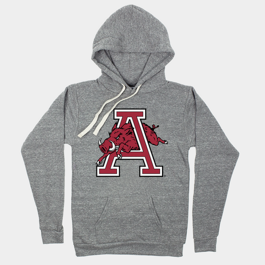 Vintage Arkansas Razorbacks Logo Hoodie Style001