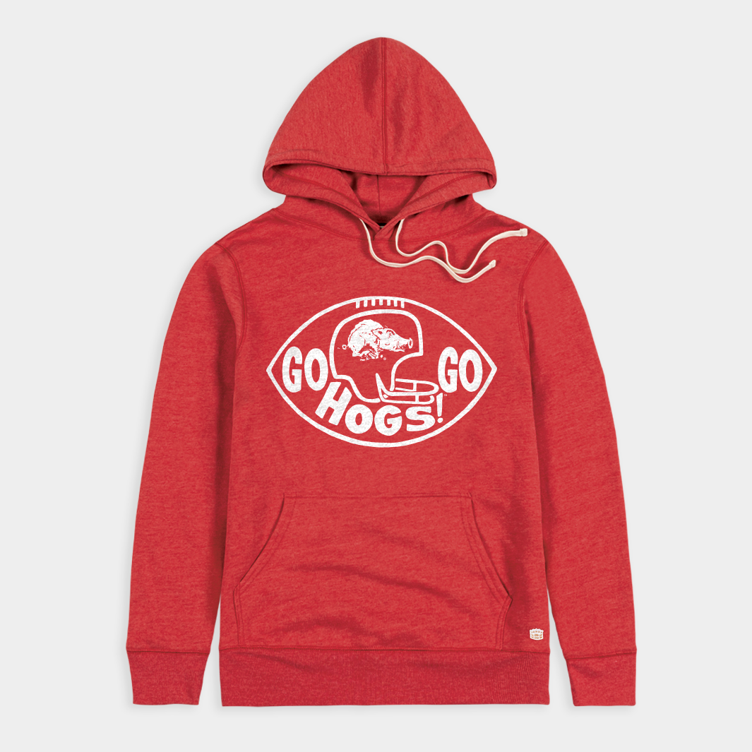 Vintage Arkansas "Go Hogs Go" Football Hoodie Style001