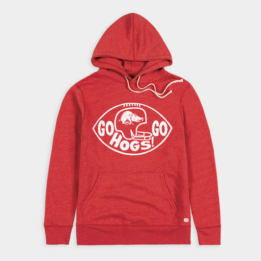 Vintage Arkansas "Go Hogs Go" Football Hoodie Style001