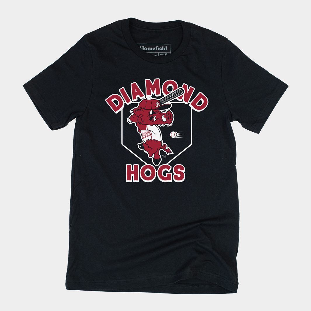 Arkansas Diamond Hogs Vintage Tee Style001