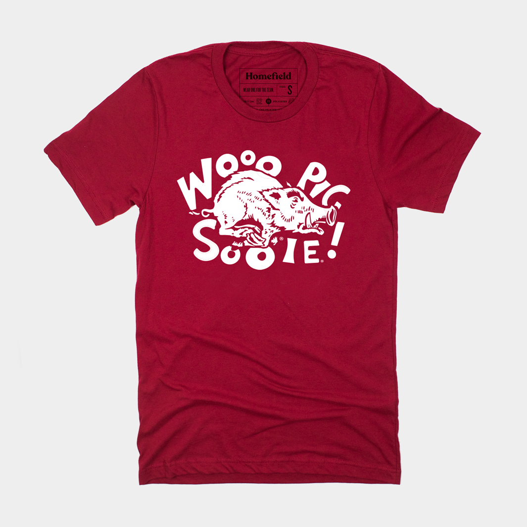 Vintage Arkansas ‚ÄúHog Call‚Äù Tee Style001
