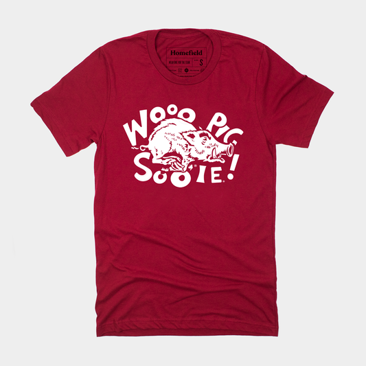 Vintage Arkansas ‚ÄúHog Call‚Äù Tee Style001