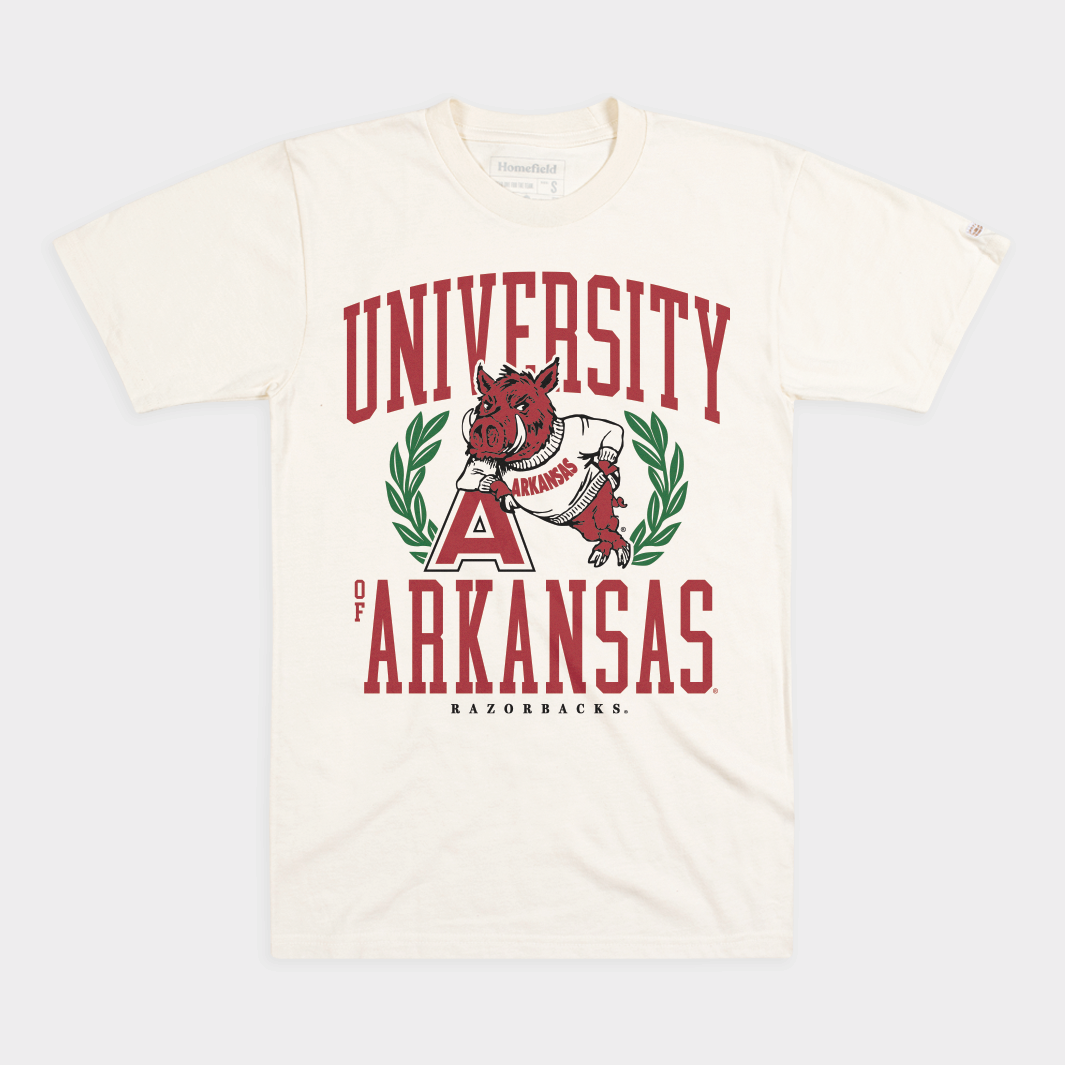 Arkansas Razorbacks Vintage 1958 Logo Tee