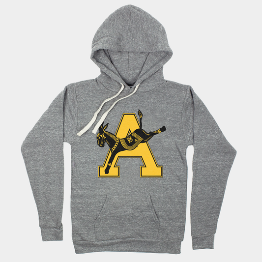 Vintage Army Block ‚ÄúA‚Äù and Mule Hoodie Style001