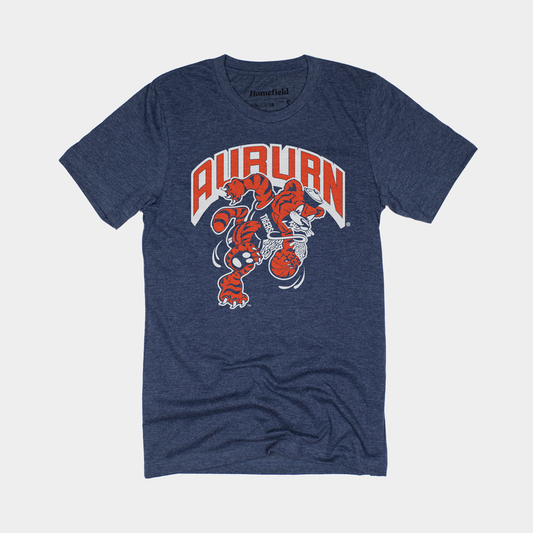 Vintage Auburn Basketball T-Shirt Style001