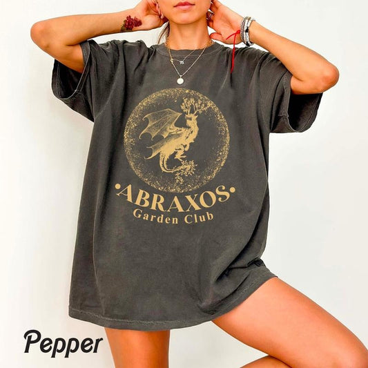 Abraxos Flower Co T-Shirt, Botanical Throne of Glass Shirt, Abraxos Wildflower Boutique ToG tshirt, Manon Blackbeak Shirt.