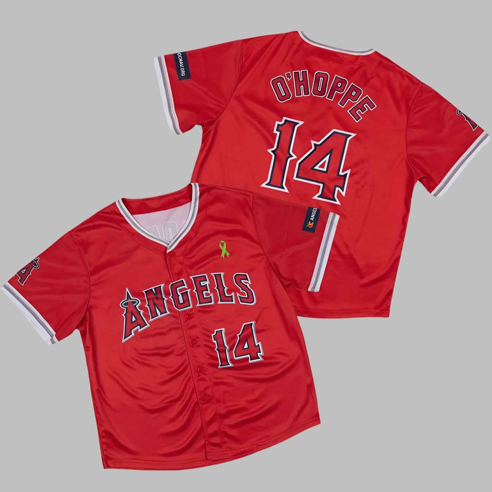Angels Logan O'Hoppe Youth Jersey Giveaway 2025 - Grishko.com