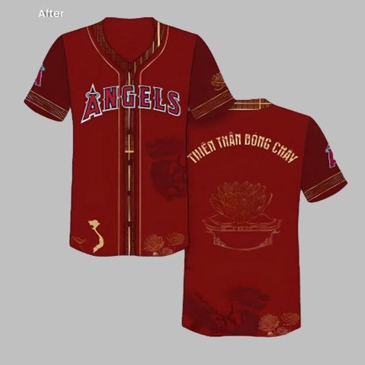 Angels Vietnamese Heritage Day Jersey Giveaway 2025 - Grishko.com