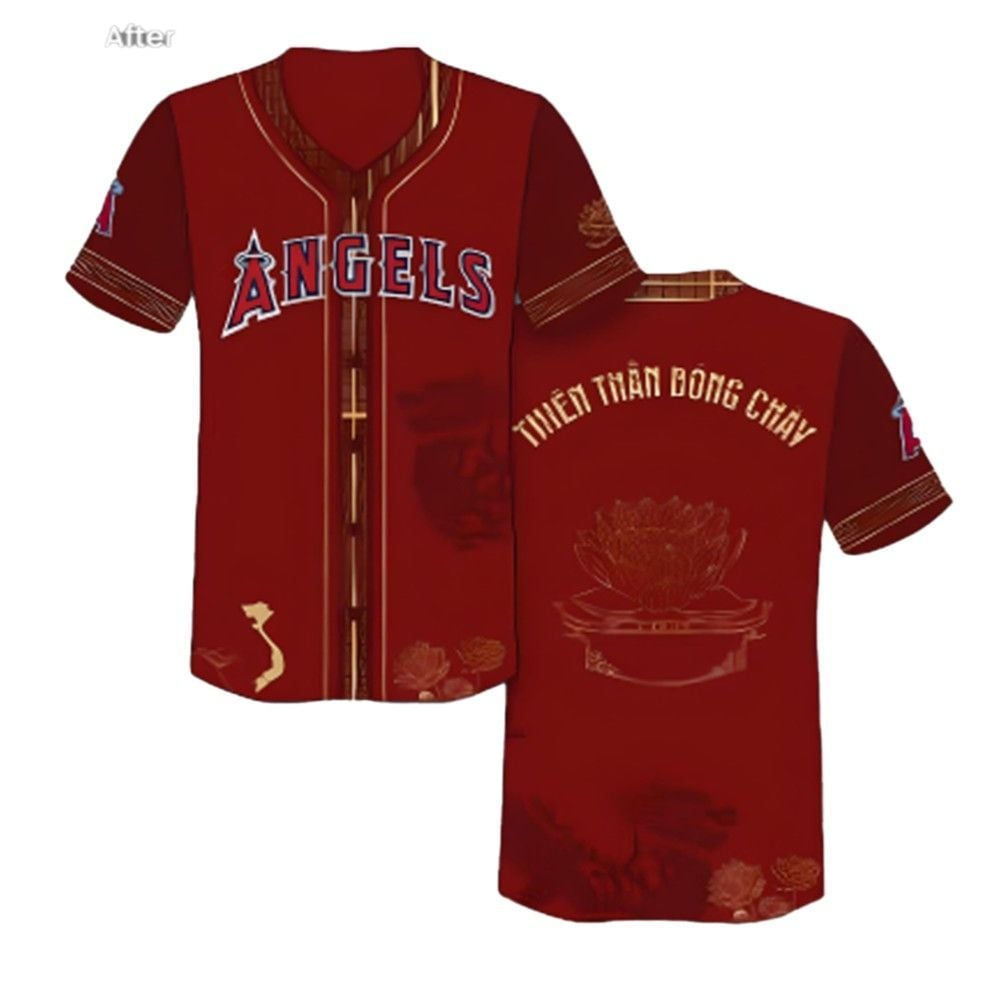 Angels Vietnamese Heritage Day Jersey Giveaway 2025 - Grishko.com