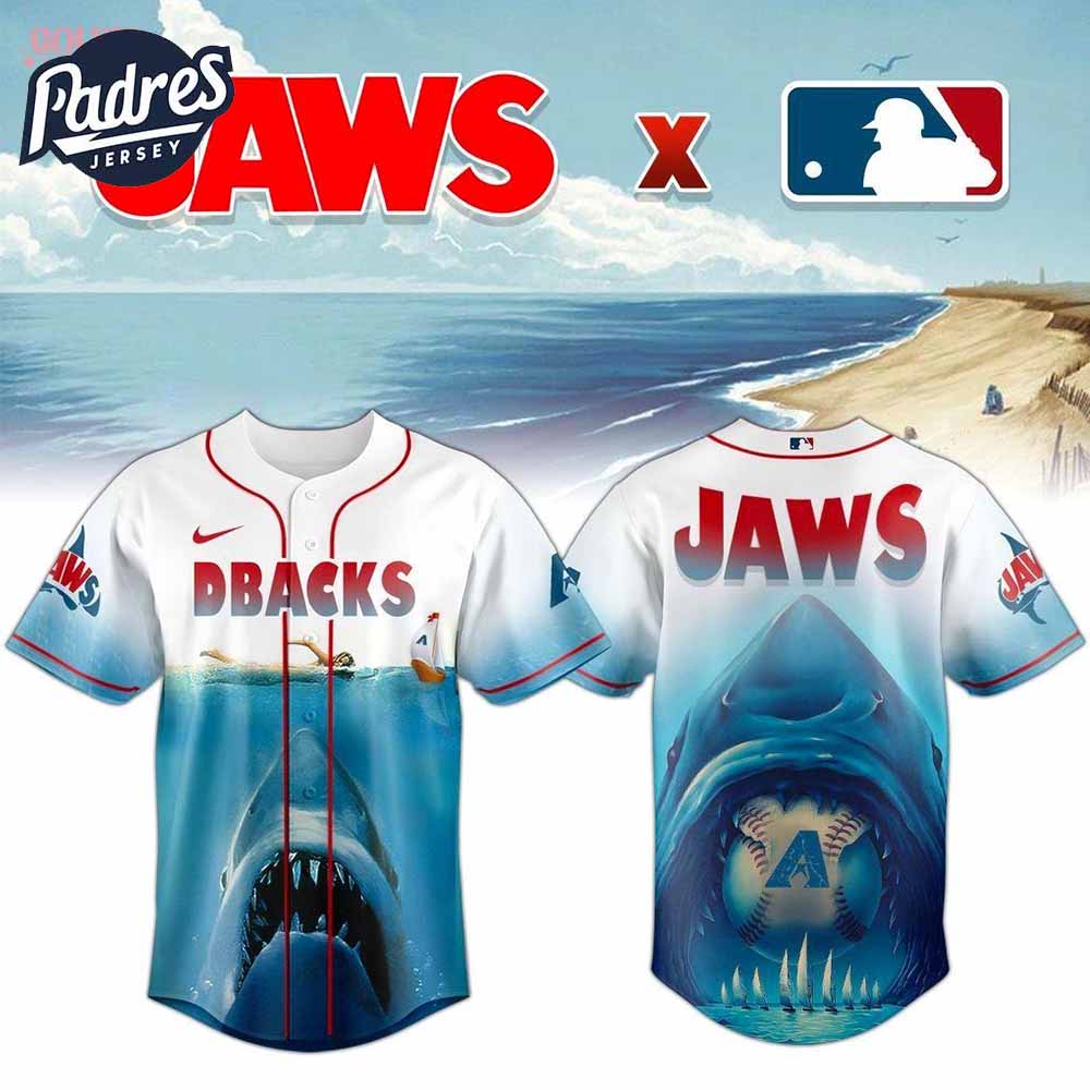 Arizona Diamondbacks x Jaws 2025 Baseball Jersey - Padres Jersey Oasis: Elevate Your Baseball Style Game