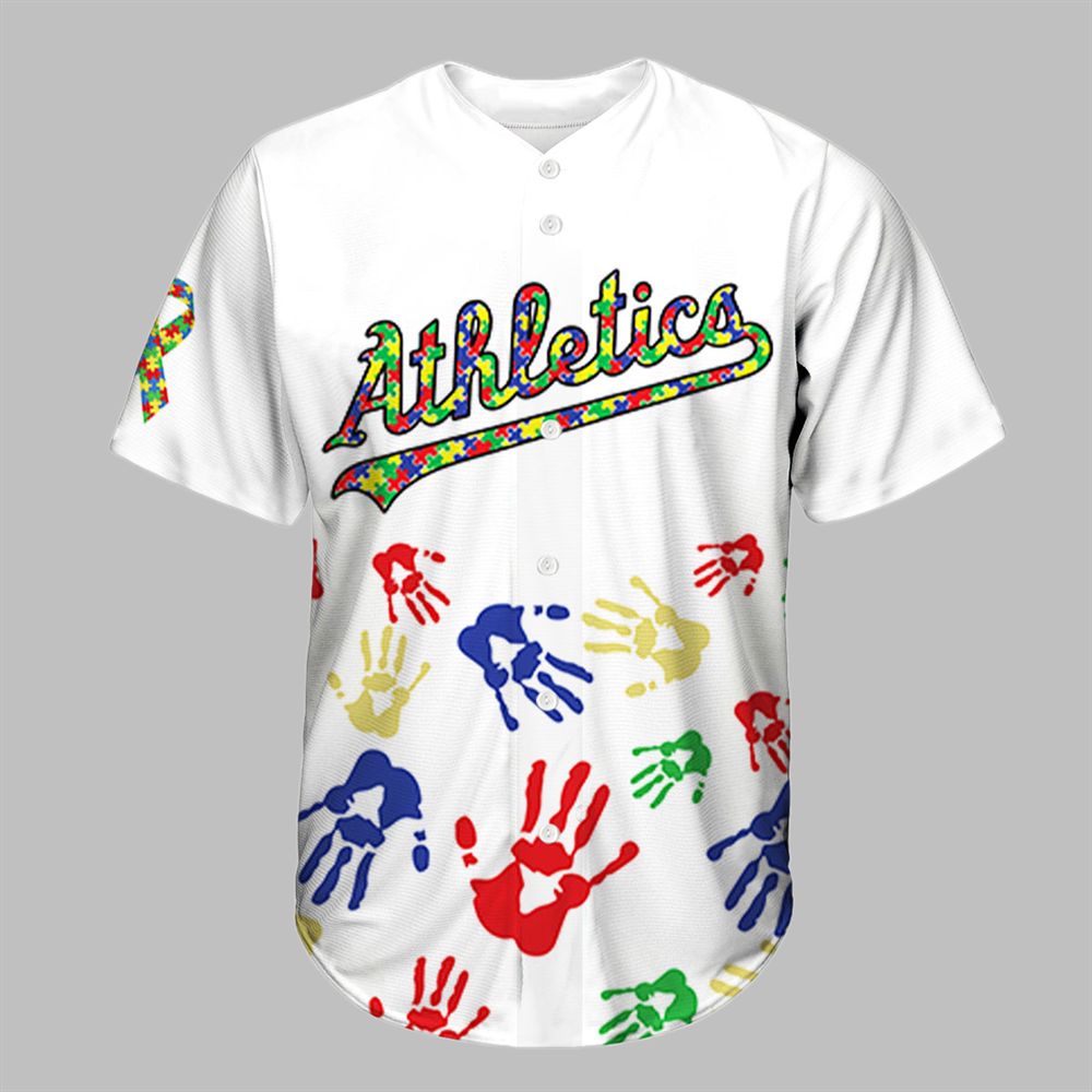 Athletics Autism Awareness 2025 Jersey - Grishko.com