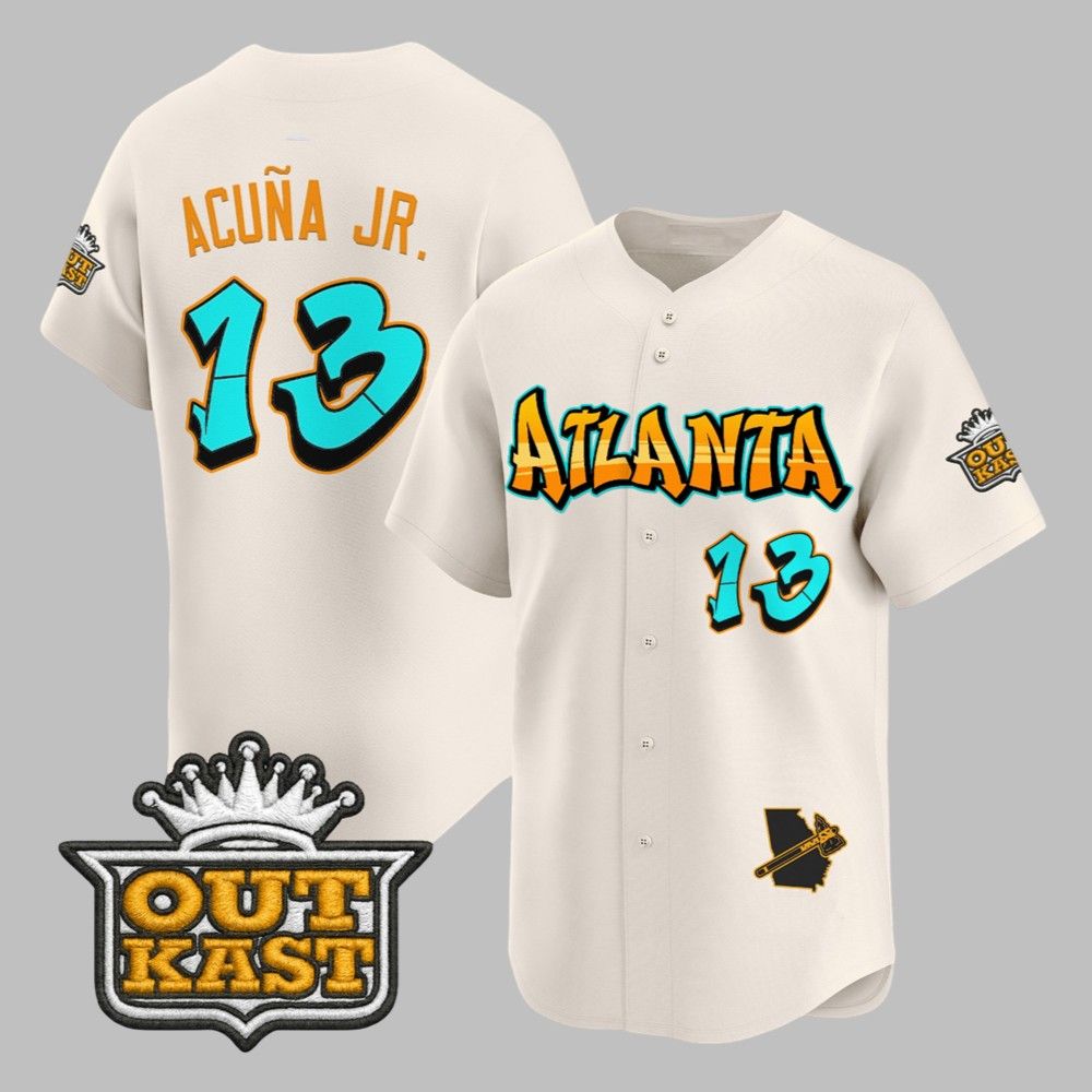 Atlanta Acuna Jr Out Kast Jersey 2025 - Grishko.com