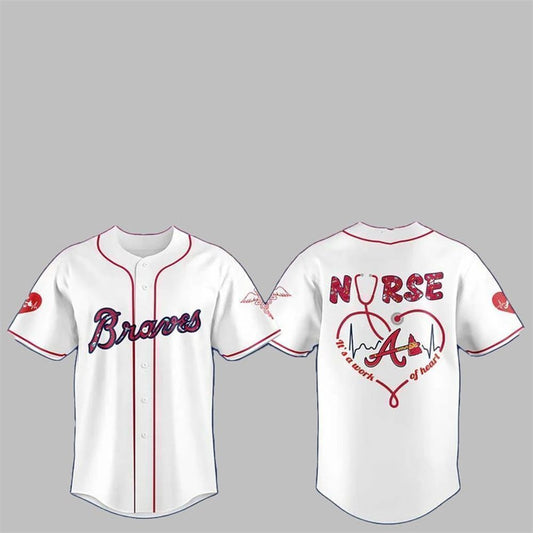 Atlanta Braves Nurses Appreciation Night Jersey 2025 - Grishko.com