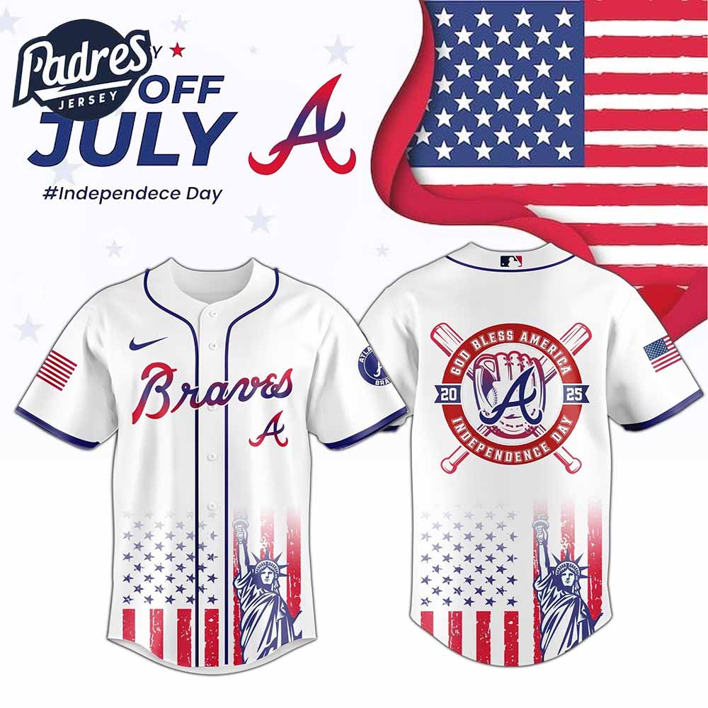 Atlanta Braves Special Independence Day 2025 Baseball Jersey - Padres Jersey Oasis: Elevate Your Baseball Style Game
