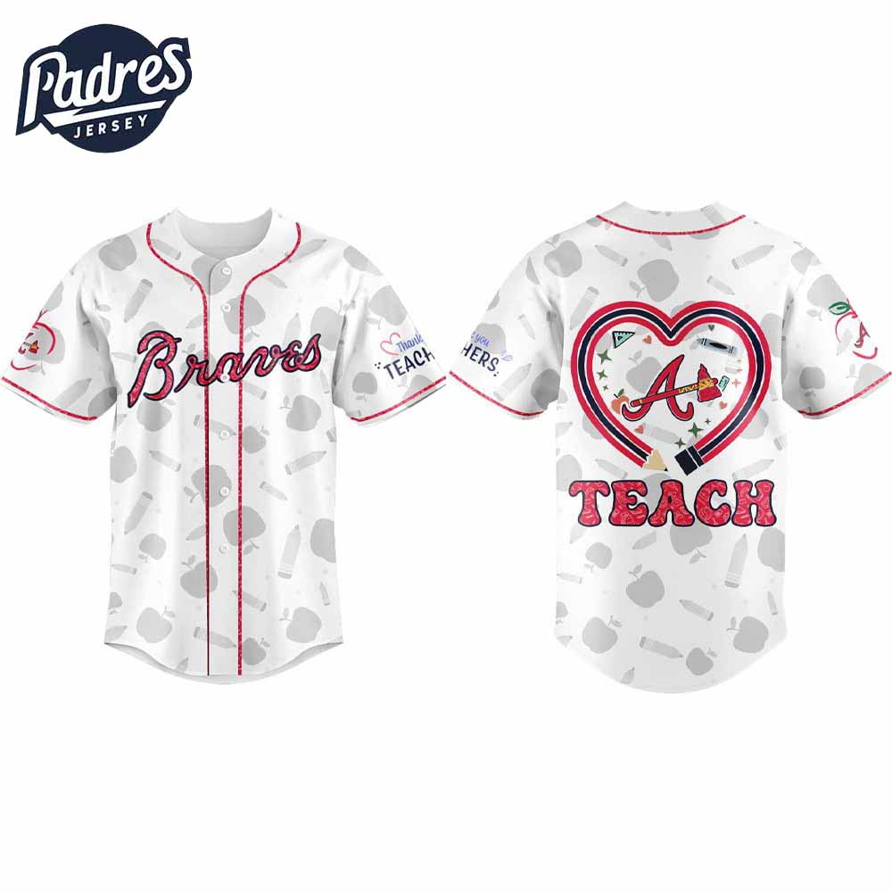 Atlanta Braves Teacher Night 2025 Baseball Jersey Outfit - Padres Jersey Oasis: Elevate Your Baseball Style Game