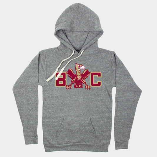 Vintage Boston College 1950s BC Logo Hoodie Style001