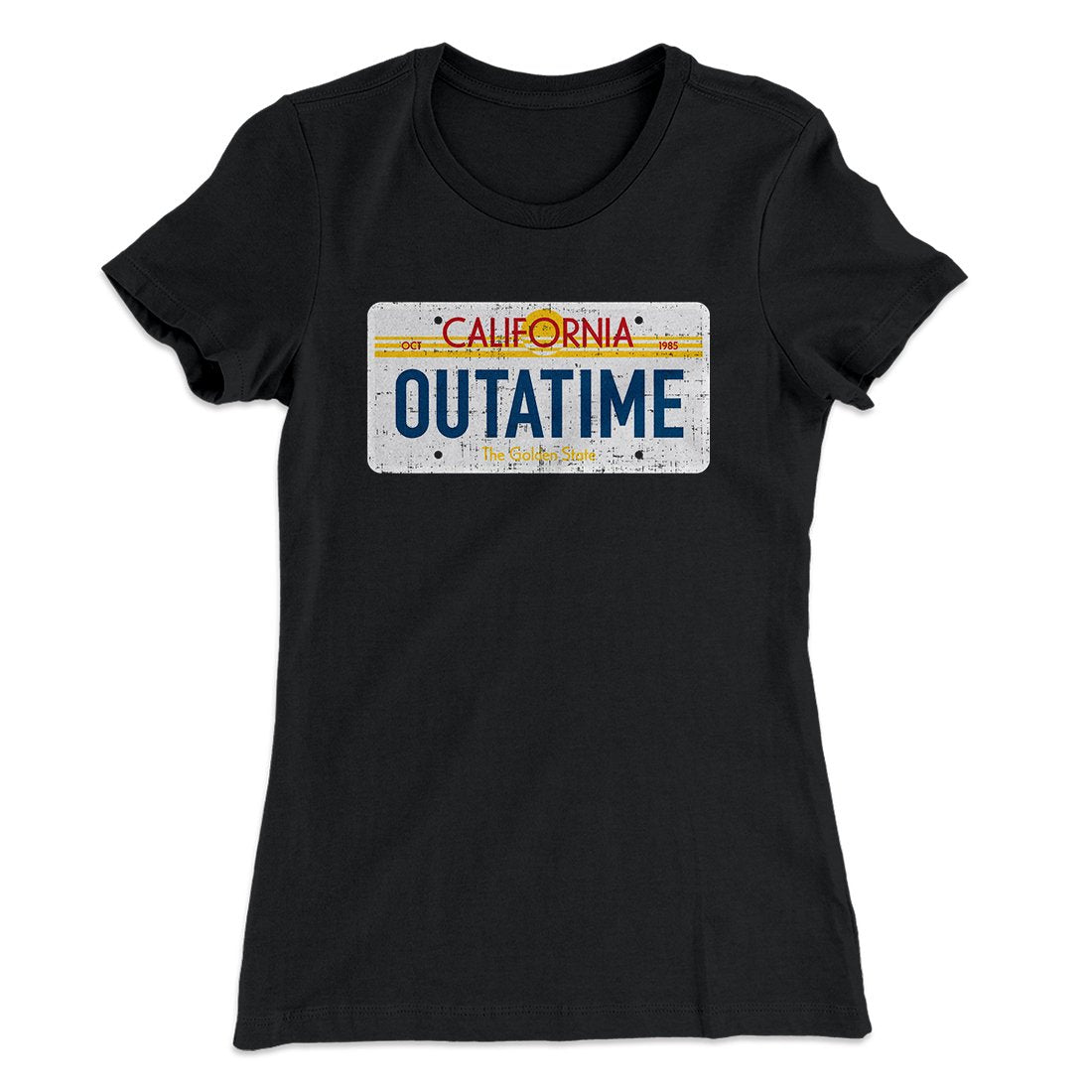 Outatime License Plate Women's T-Shirt