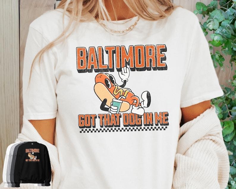 Baltimore Baseball Shirt, Baltimore Vintage Shirt, Game Day Shirt