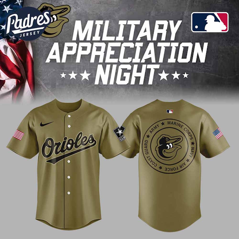 Baltimore Orioles Baseball Jersey Military Green For Fan 2025 - Padres Jersey Oasis: Elevate Your Baseball Style Game