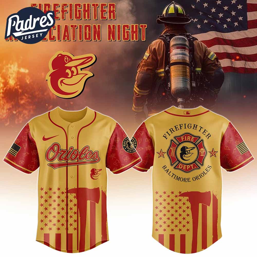 Baltimore Orioles Firefighter Night Baseball Jersey 2025 - Padres Jersey Oasis: Elevate Your Baseball Style Game
