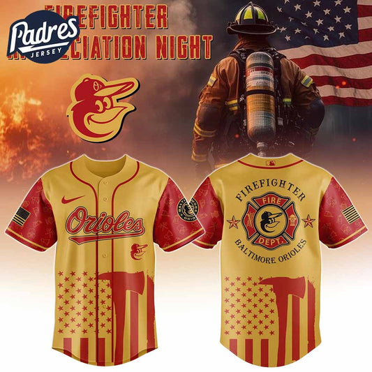 Baltimore Orioles Firefighter Night Baseball Jersey 2025 - Padres Jersey Oasis: Elevate Your Baseball Style Game
