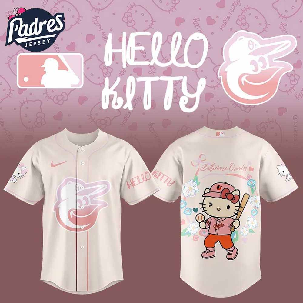 Baltimore Orioles Hello Kitty 2025 For Fans Baseball Jersey - Padres Jersey Oasis: Elevate Your Baseball Style Game