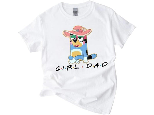 Bandit Girl Dad Shirt Bluey Shirt,  Bingo Shirt, Bluey and Bingo, Fathers day shirt, Bingo Heeler, Gift Shirt, Bluey Gift Shirt