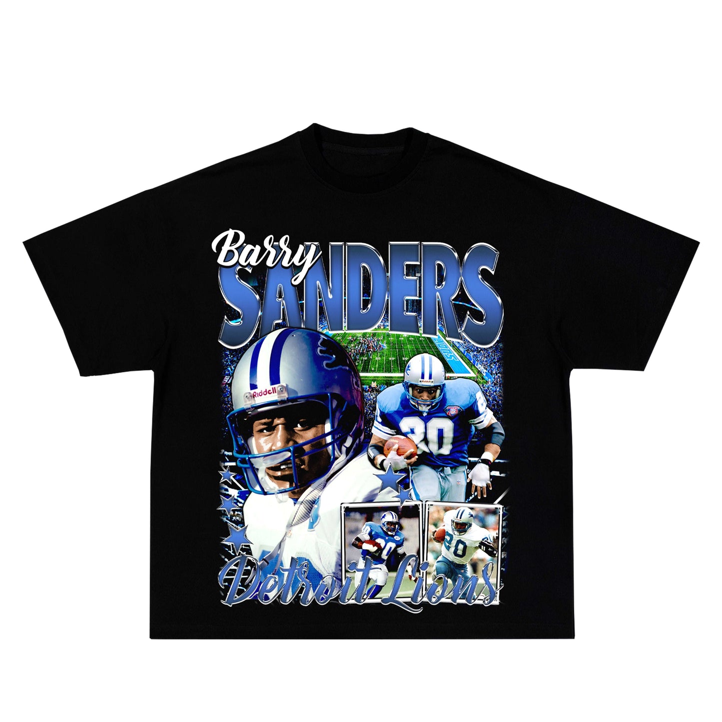 Barry Sanders Tee Style001