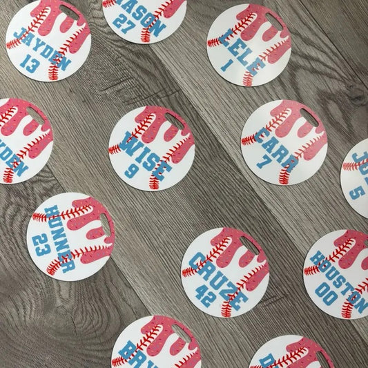 Baseball Drip Bag Tag