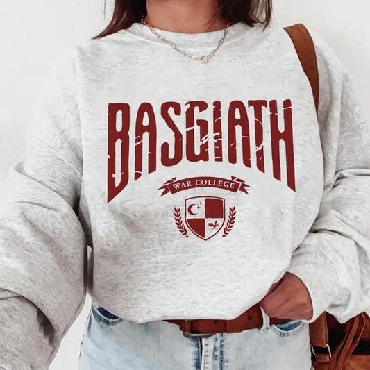 Basgiath War College Sweatshirt  Fourth Wing , Dragon Rider Sweater Bookish