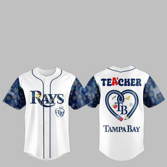 Bay Rays Teacher Appreciation Week Jersey 2025 - Grishko.com