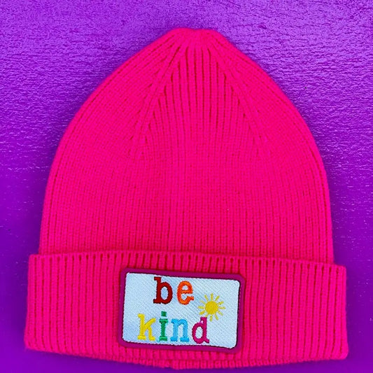 Be Kind Pink Beanie