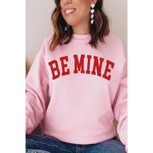 Be Mine Sweatshirt Womens Valentine Sweatshirt Women Valentines Day Shirt Valentines Sweater Heart
