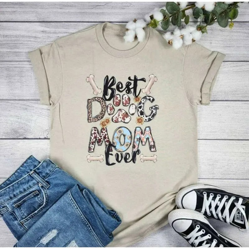 Best Dog Mom Graphic Tee