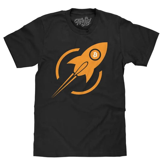 Bitcoin Rocket T-Shirt - Black