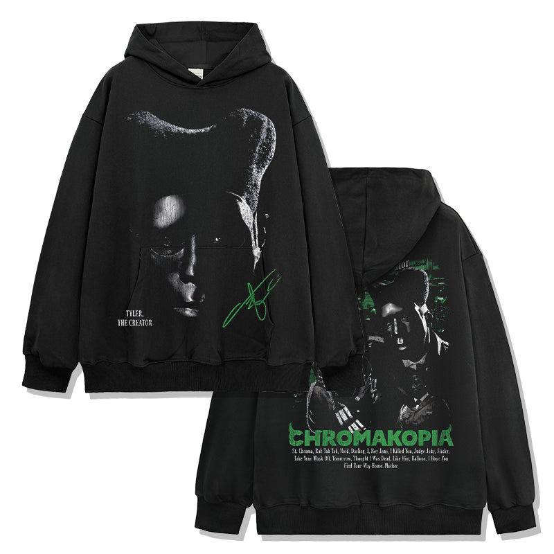 TYLER, THE CREATOR CHROMAKOPIA â€œIYGLâ€ VINTAGE HOODIE