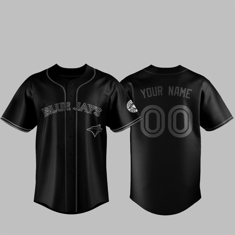 Blue Jays Back In Black 2025 Jersey - Grishko.com