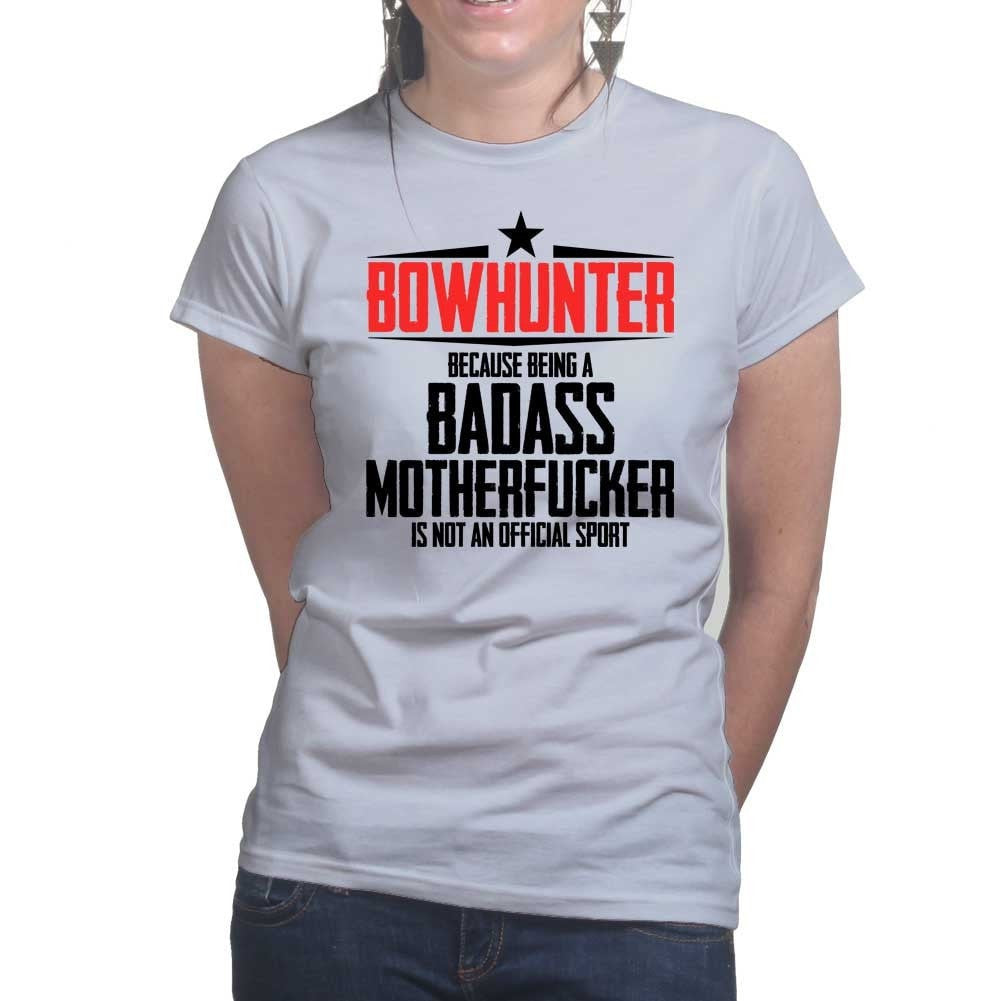 Bowhunter Badass Ladies T-shirt