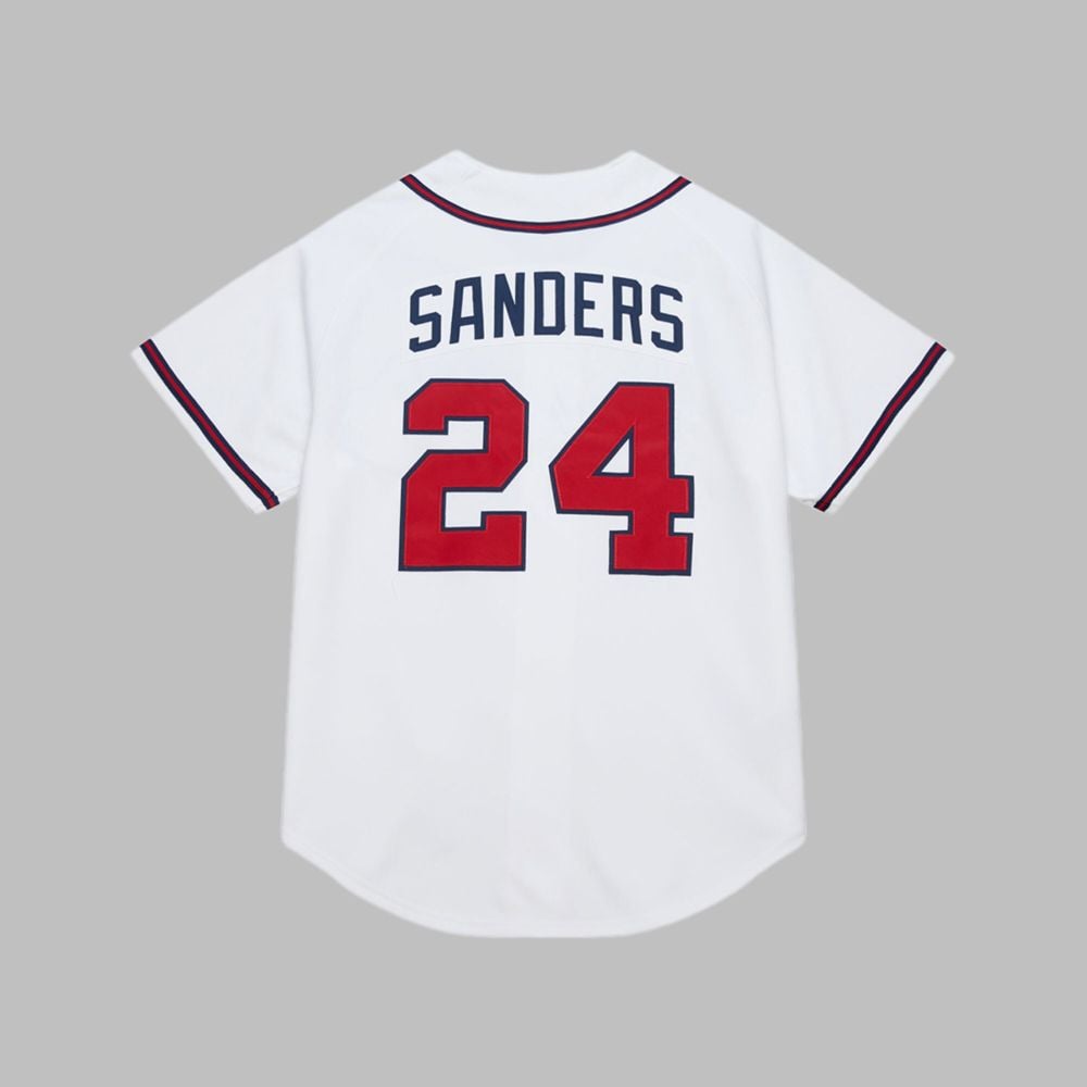 Braves Atlanta Sanders 24 Jersey 2025 - Grishko.com