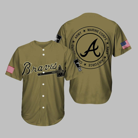 Braves Military Appreciation Night 2025 Jersey - Grishko.com
