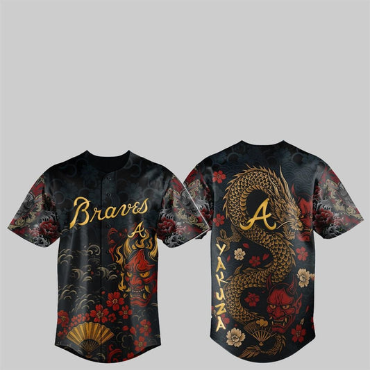 Braves Yakuza Dragon Oni Jersey 2025 - Grishko.com