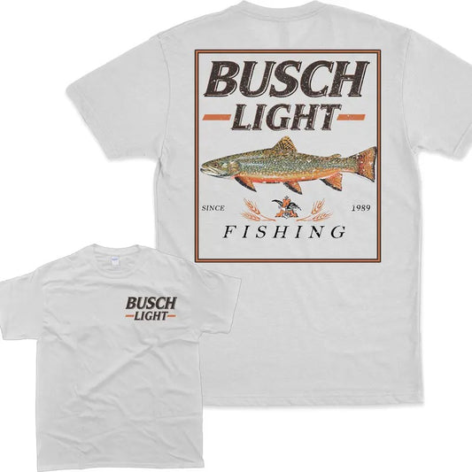 Busch Light Fishing Perch Tshirt, Busch Light Tshirt Full Color Men And Women Tshirt, Men's Tshirt, Women's Tshirt Crewneck Clothing