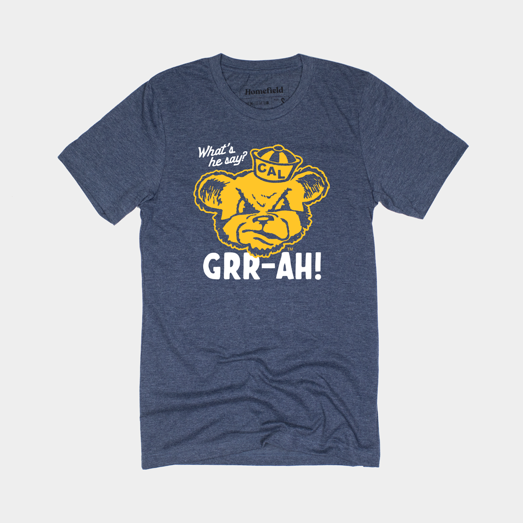 Vintage Oski ‚ÄúGrr-ah!‚Äù Cal Tee Style001