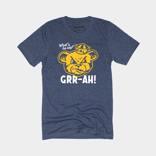 Vintage Oski ‚ÄúGrr-ah!‚Äù Cal Tee Style001