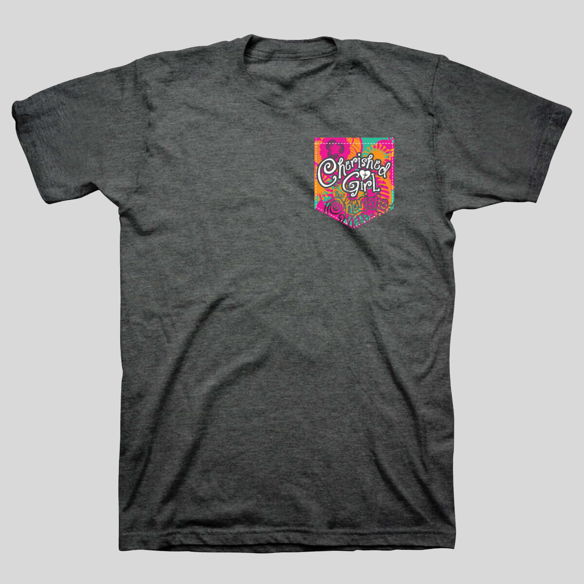 Cherished Girl Womens T-Shirt Big Faith