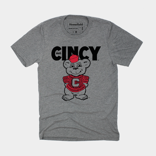 ‚ÄúCheer Cincy‚Äù Vintage Mascot T-Shirt Style001