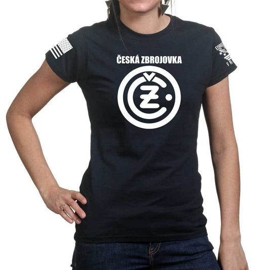 CZ Classic Logo Ladies T-shirt Style001