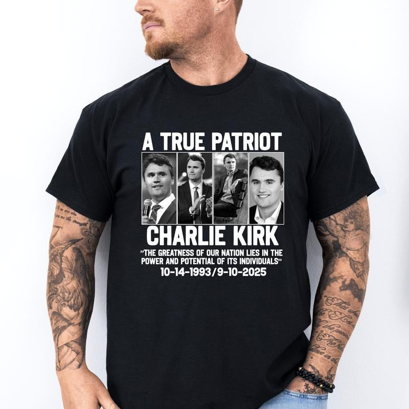 Charlie Kirk Shirt Memorial Activist Shirt, Activist Attack Tee, a true patriot, 9-10-2025, Human Rights, Gildan - Memorial Activist Tee - Honor Courage & Human Rights - Long Sleeve Softstyle T-Shirt, hoodie, sweatshirt