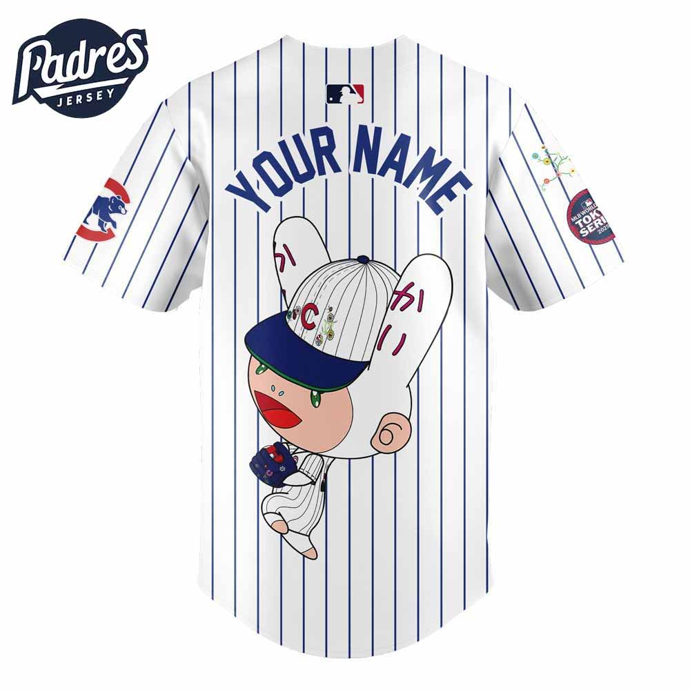 Chicago Cubs Baseball Jersey Takashi Murakami x World Tour Tokyo Series - Padres Jersey Oasis: Elevate Your Baseball Style Game